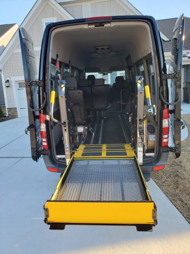 Renaissance Care Home Activity Van wheelchair ramp